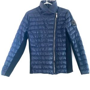 Calvin Klein Performance puffer jacket blue women’s size S duck down winter cosy